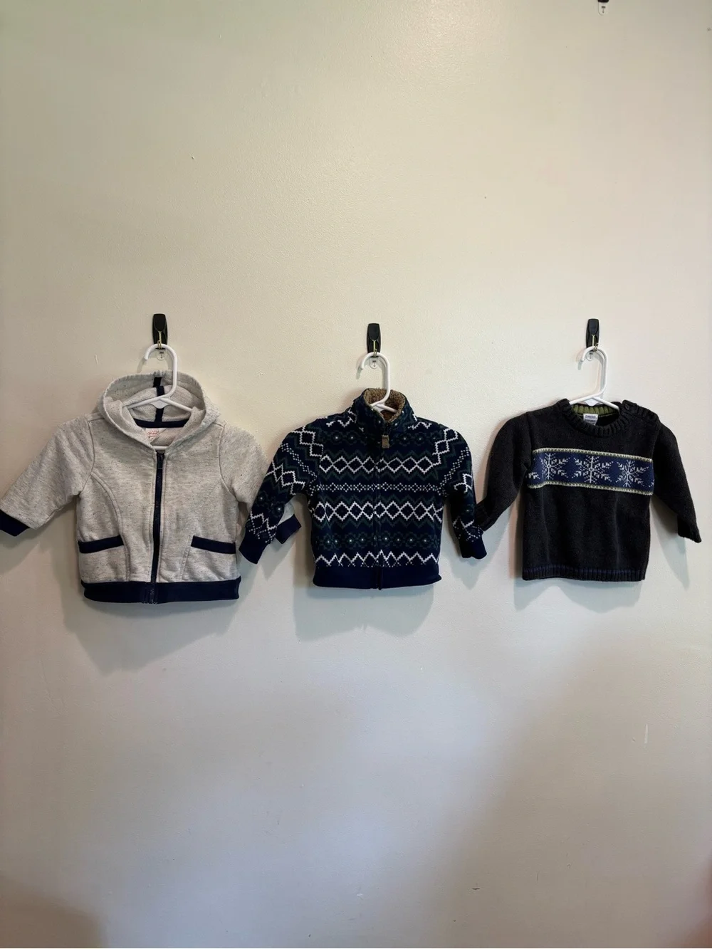 6-9 months baby boy sweater sweatshirt bundle hoodie winter